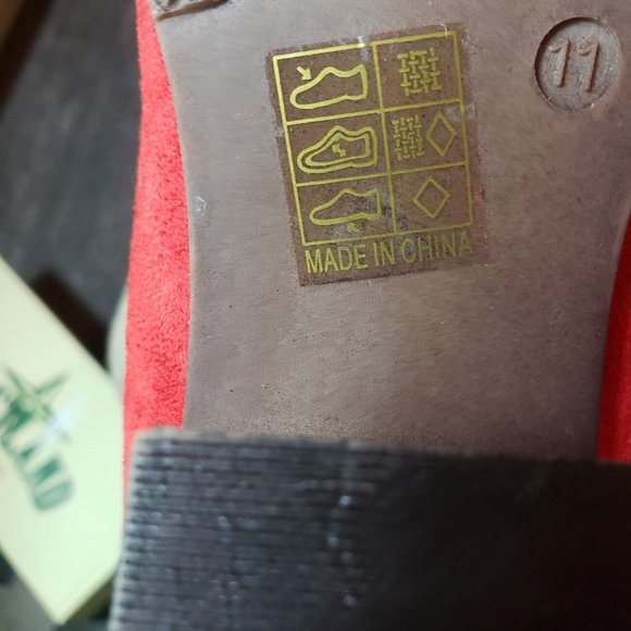 Womens RED Center Cut Fringe Ankle Booties. Size 11 - Picture 6 of 9